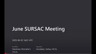 WA State Substance Use Recovery Services Advisory Committee (SURSAC) JUNE 2, 2025