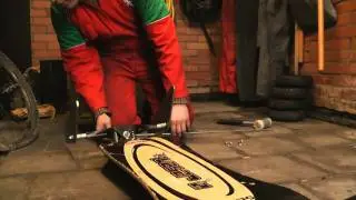 the making of an ice windsurfer.