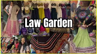 Law Garden Ahmedabad Vlog😍|| Navratri shopping at law garden🛍️|| #lawgarden #shoppingvlog #navratri 