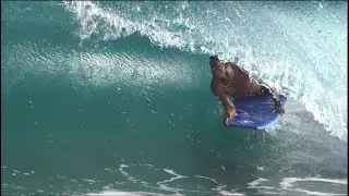 Bodyboarding puerto rico shore island