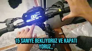 ONVO OV12 Elektrikli Scooter Hız Limiti Nasıl Kaldırılır? (2025 G&uuml;ncel Led Ekranlı)