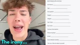 James Charles' rant is VERY ironic...