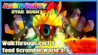 Mario Party Star Rush Walkthrough Part 9: Toad Scramble World 3-3