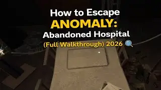 How to Escape ANOMALY: Abandoned Hospital (Full Walkthrough) | Roblox 2026 🔍