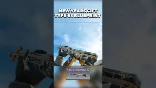New Years Gift Type 63 Blueprint In CODM #codm #codmgameplay #codmobile