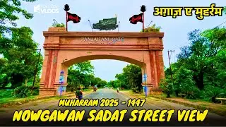 Nowgawan Sadat Azadari Preparation & Street View | Nowgawan Sadat District Amroha UP India Muharram