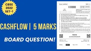 2022 Board Question 🔥 Cash Flow Statement | Class 12 Accounts