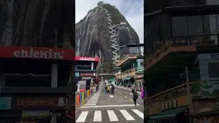 The Rock of Guatape in Colombia and the view from the top! #elpe&ntilde;ol #colombia #colombiaexplorers