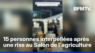 Une rixe a &eacute;clat&eacute; entre des exposants et des visiteurs au Salon de l'agriculture