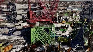 4k Drone Footage New Bedford MA South End clips