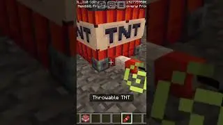 This TNT destroyed all over the world in Minecraft 😨☠️😰#minecraft #short #tnt