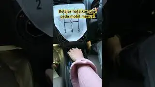 BELAJAR MENGEMUDI MOBIL MANUAL  #belajarmengemudi #belajarmobil #shortvideo #kursusmengemudi