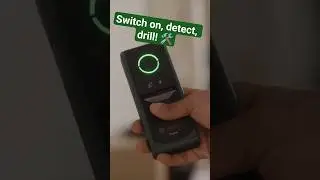 Switch on, detect, drill! 🛠️