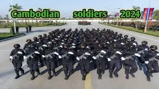 Some of the Cambodian Army's tactics are being rehearsed for the Army's anniversary.✨🪖🔜#army