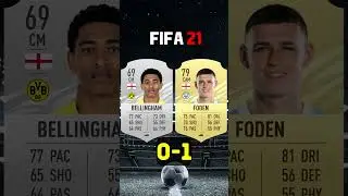 Jude Bellingham VS Phil Foden Fifa Comparison | NEW #fifa23 #eafc24 #comparison #football #shorts