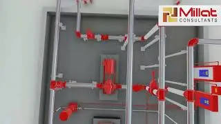 Millat Consultants working on Firefighting Pump Room animation for upcoming 20th floor building.