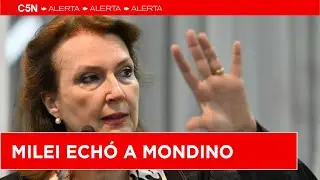 JAVIER MILEI ECHÓ a la canciller DIANA MONDINO