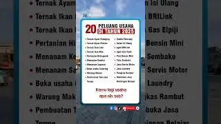 20 peluang usaha di tahun 2025 #peluangusaha #ytshorts