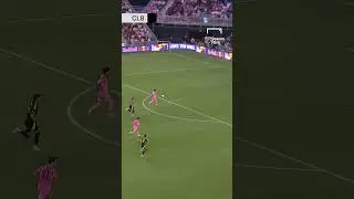 LIONEL MESSI HITS ICE-COLD FINISH 🥶 #football #soccer #shorts