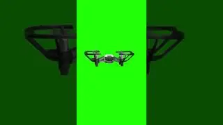 Flying Drone | Free Green Screen element | No copyright