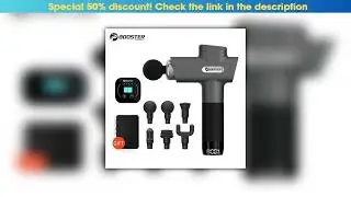 Flash Sale Booster M2-D Massage gun Deep Tissue Percussion Neck Back Body Massager Portable Fascia&bull;
