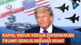 AS Kerahkan Kapal Induk Terbesar, Serangan ke Iran di Depan Mata?