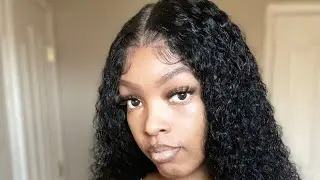 Trust The Process | Customizing A 4x4 Jerry Curl Closure Wig | Tiktok: Letzbegin