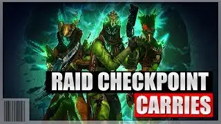 DESTINY 390 Raid Checkpoint Carries! #PS4