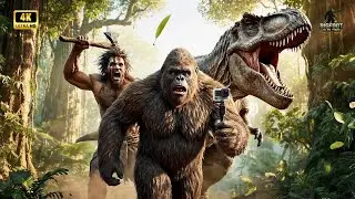 Bigfoot Time Travel Vlog: Bigfoot Vs T Rex.. Can Time Machine save me?