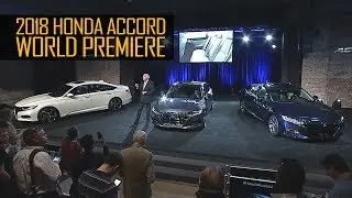 Мировая премьера Honda Accord 2018 (спецификация для США)