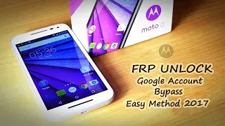 Moto G Turbo Edition XT1557 FRP Unlock | Google Account Bypass |(google not Show) 2017 Tricks