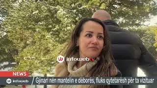 Gjinari nën mantelin e dëborës, fluks qytetarësh për ta vizituar