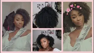 Curling My Natural Hair Gone Wrong | Bridal Shower Look | NaturallyAds