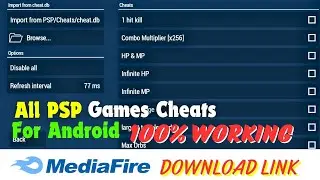 PPSSPP 2025 все игры рабочие читы скачать файл | Как использовать чит-коды в эмуляторе PPSSPP