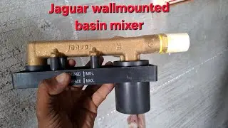 Jaguar wall mounted basin diverter concealed body fitting (सिंगल लीवर बेजीन लगानेका सही तरीका।)