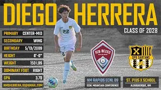 Diego Herrera | College Soccer Recruiting Video | Class of 2028