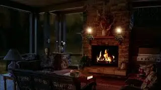 Relaxing Firewood Crackling Sounds | Cozy Fireplace ASMR for Sleep | Nature ASMR