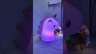 Unicorn silicone night lamp#trending #gadgets #cute#funny  #shortvideo#decoration#gift