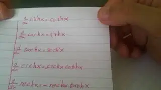 Calculus 2 (Math 206) : Hyperbolic Functions - part 1 