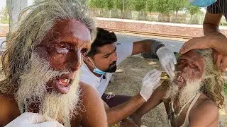 90-Year Old Eyes Less Man Rescued From Railway Station | INSANE Transformation 