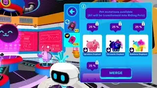 merging pets#1 to getting new mutations||pkxd pets/by mummy gaming
