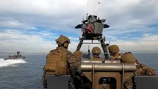 Marines Conduct VBSS Training By Air, Sea