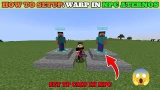 HOW TO SETUP /WARP IN NPC | TP COMMAND IN NPC FULL TUTORIAL IN HINDI ( POWER WALKER )