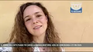 IL MONDO DELL'ARTE PIANGE PIO ZARDO, LA SINDACA BONTORIN: &laquo;ERA UN UOMO BUONO&raquo; | 27/06/2025