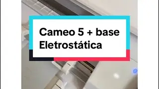 Silhouette Cameo 5 + base eletrost&aacute;tica #silhouette #cameo5 #baseeletrostaticacameo5
