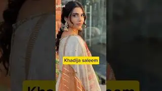 Actress Khadija saleem age, & Husband name #shorts #youtubeshorts #meemsemohabbat #pakistanidrama