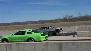 Turbo sn95 vs coyote Bonne Terre MO drag strip 3-22-25