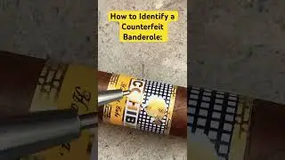 Counterfeit Cohiba, how to Identify the Fake: #cigar #cohiba #counterfeiting #jazz