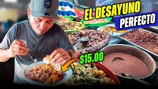 🥲DESAYUNANDO con $15 en EL SALVADOR ¿NOS BAJARON?