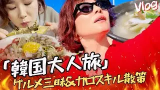 【韓国大人旅VLOG】家族でグルメ三昧♡新沙＆カロスキルでおしゃれショッピング